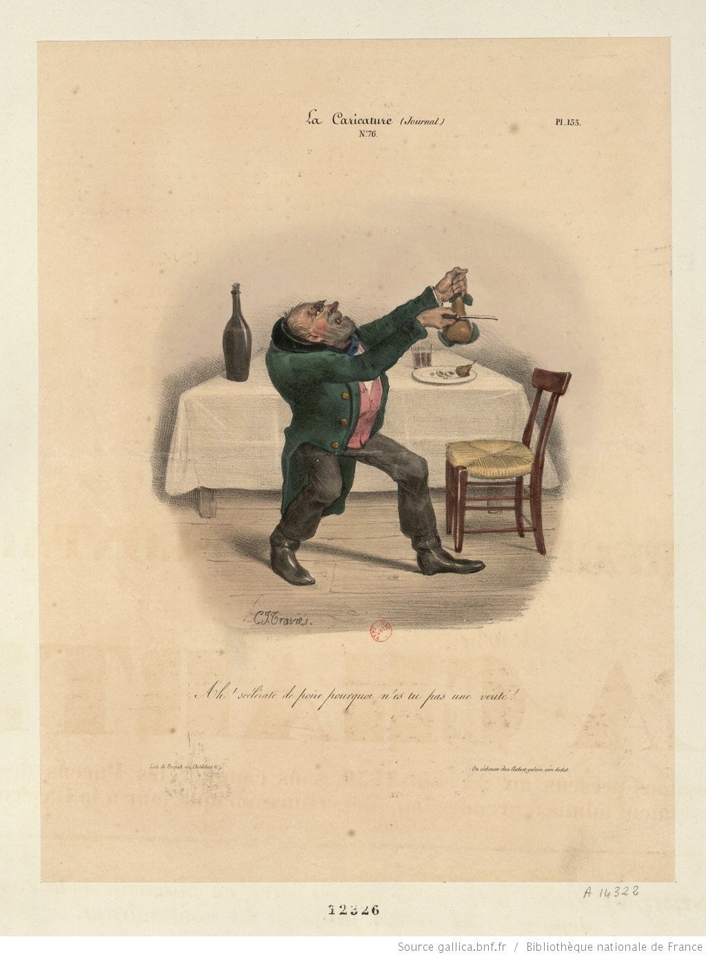 The Happy Medium', caricature of Louis-Philippe (1773-1850)